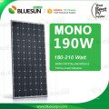 ¡Alta calidad! Bluesun 5BB Bluesun 170W 180W 190W Panel solar monocristalino 190W Módulo solar